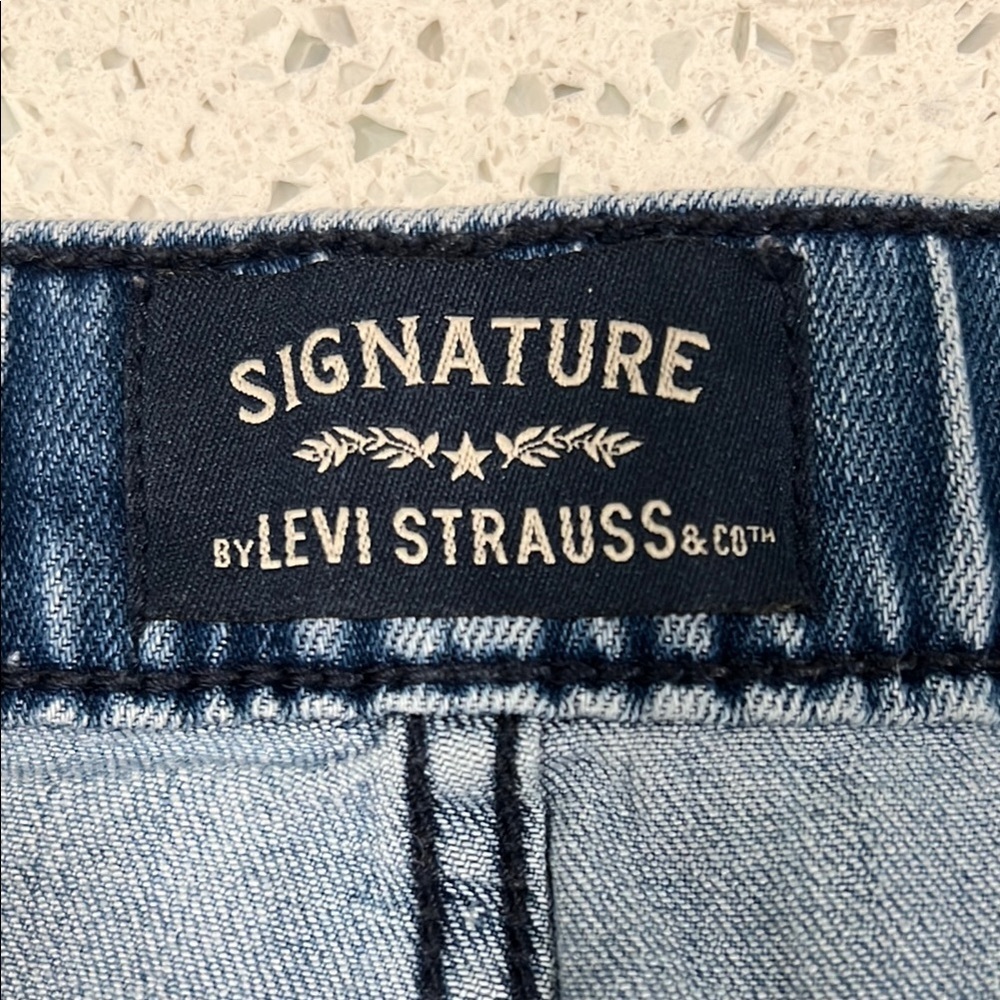 LEVI'S Distressed Stretch Comfort Men's Raw Hem Denim Shorts Size Medium 34” - Picture 5 of 12